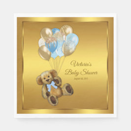 Guardanapos para Chá de Bebê do Ursinho Teddy Meni