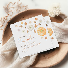 Guardanapos para Chá de Bebê Little Pumpkin Outono