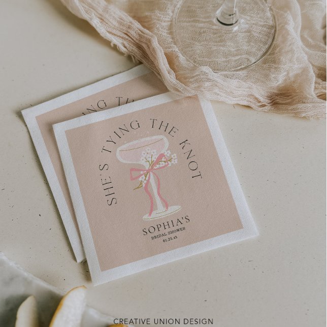 Guardanapos para Chá de Panela com Champanhe e Bru (Criador carregado)