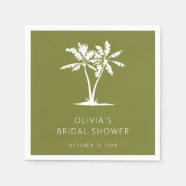 Guardanapos para Chuveiro de Noiva de Palmeira Tro