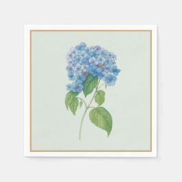 Guardanapos para Coquetel Blue Hydrangea — Elegant
