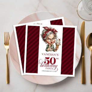 Guardanapos para Festa de 50º Aniversário Divertid