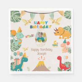 Guardanapos para Festa de Aniversário de Dinossaur