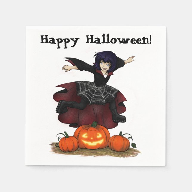 Guardanapos para Festa de Halloween da Hopping Haz (Frente)