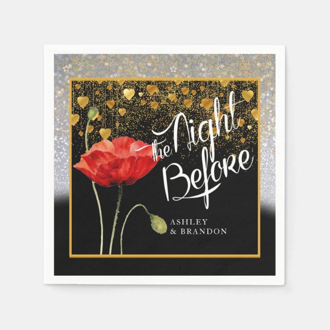 Guardanapos para Jantar de Rehearsal (Frente)