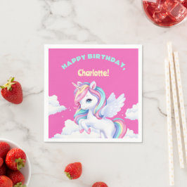 Guardanapos para uma festa de aniversário mágica.