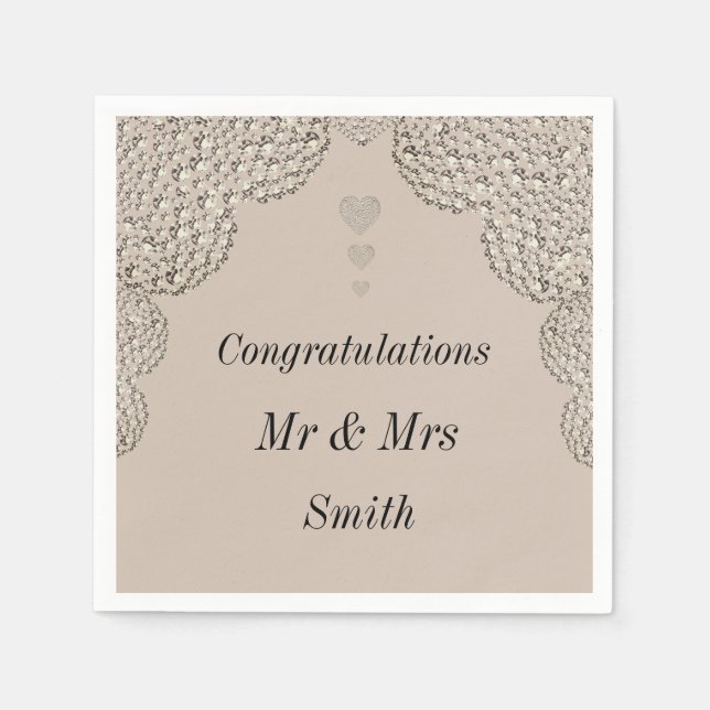 Guardanapos personalizados bonito incomuns (Frente)