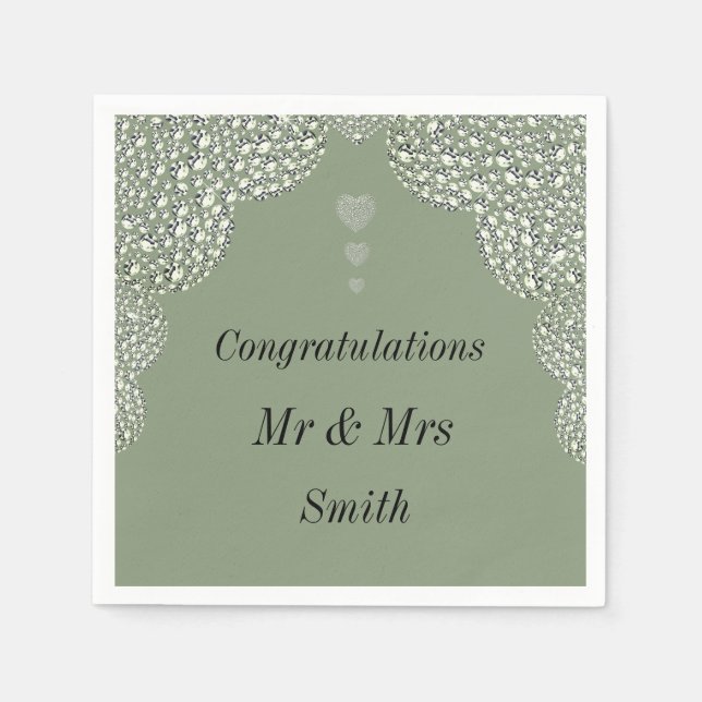 Guardanapos personalizados bonito incomuns (Frente)