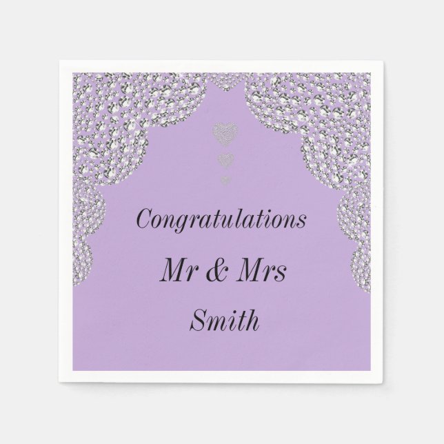 Guardanapos personalizados bonito incomuns (Frente)