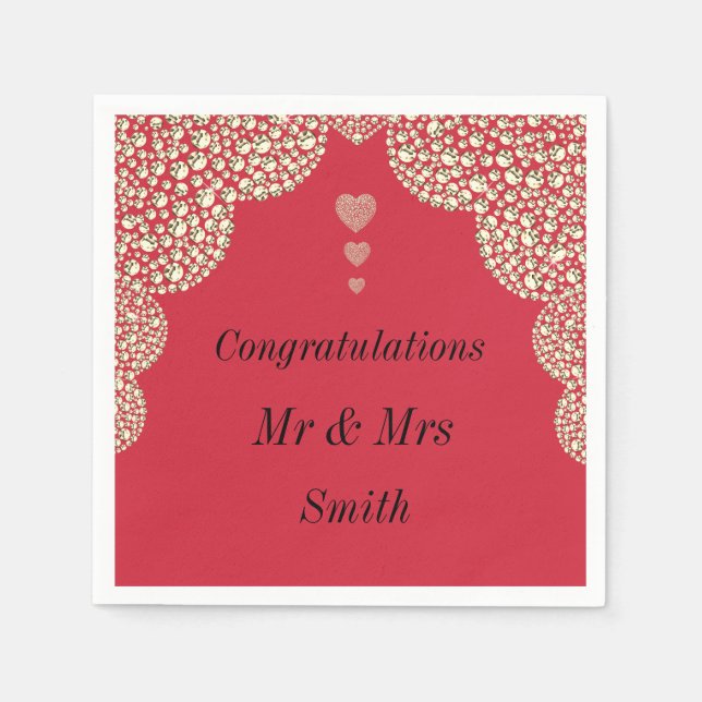 Guardanapos personalizados bonito incomuns (Frente)