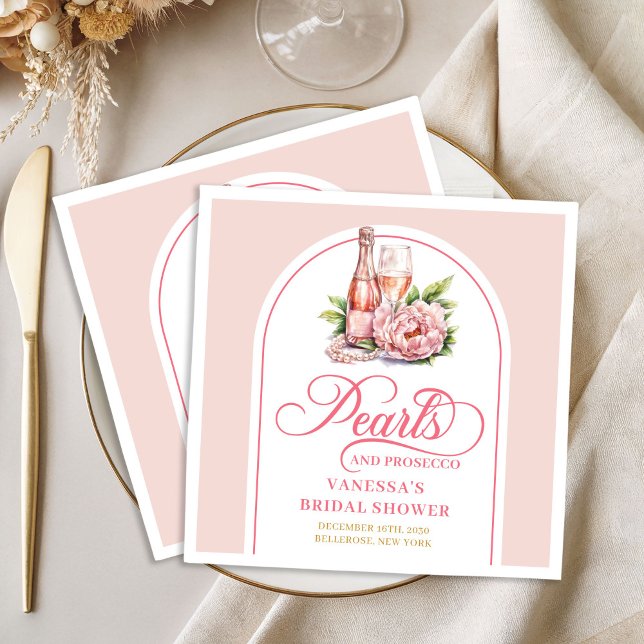 Guardanapos personalizados com nome blush e dourad (Minimalist blush and gold napkins custom name

)