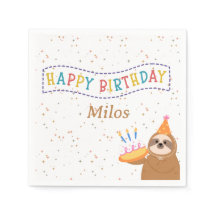 Guardanapos Personalizados de Aniversário Decoraçã