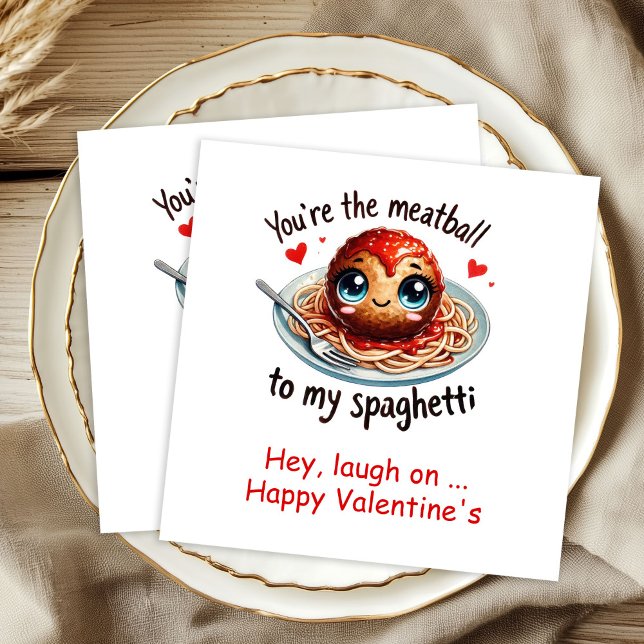 Guardanapos Personalizados de Comida Divertida Amo (Funny Foods Personalized Cute Love Napkins

)