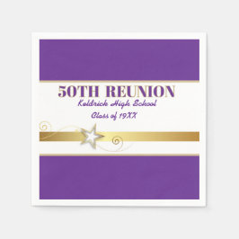 Guardanapos personalizados para a festa de reunião