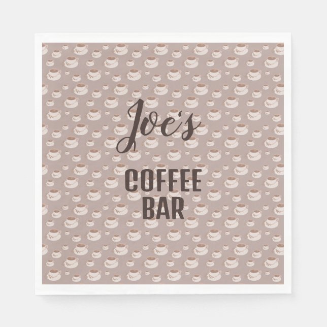 Guardanapos Personalizados para Bar de Café (Frente)