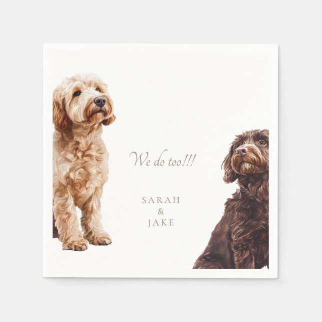 Guardanapos Personalizados para Casamento com 2 Pe (Frente)