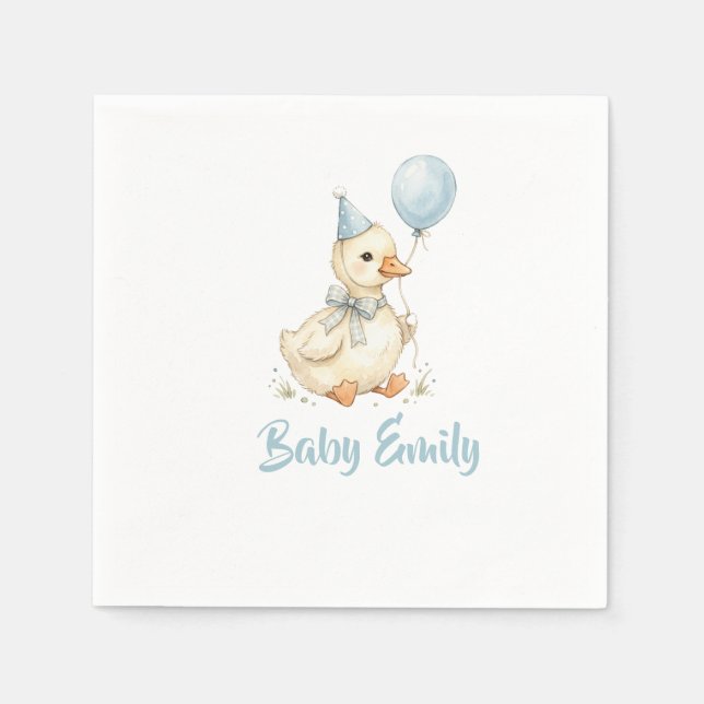 Guardanapos Personalizados para Chá de Bebê do Gan (Frente)