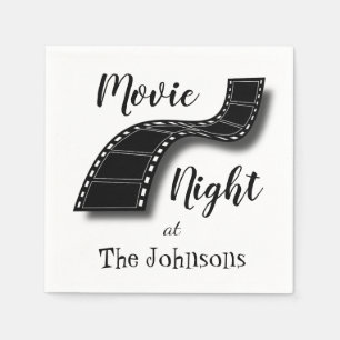 Guardanapos Personalizados para Noite de Cinema em
