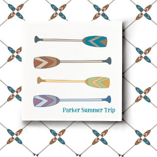 Guardanapos personalizados para viagem de família 