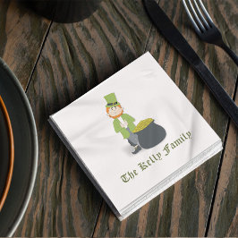 Guardanapos Personalizados Verde Duende Sortudo pa