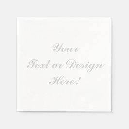 Guardanapos personalizáveis - Adicione seu texto o