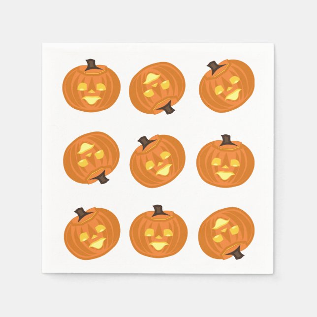 Guardanapos temáticos Feliz Halloween (Frente)