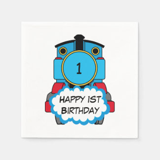 Guardanapos Trem Feliz Aniversário
