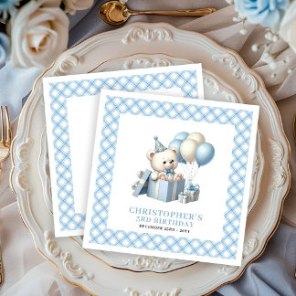 Guardanapos Únicos para Aniversário de Menino Balõ