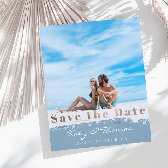 Guardar a Foto Dourada Faux do Orçamento de Data (Criador carregado)