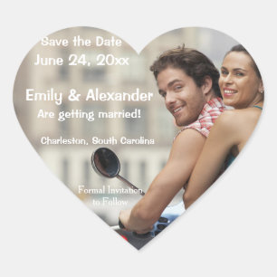 Guardar o adesivo de fotos personalizadas de casam