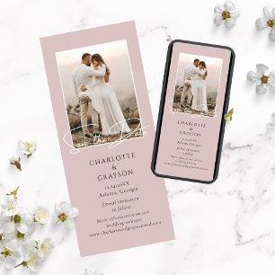Guardar O Anúncio De Casamento De Foto De Data