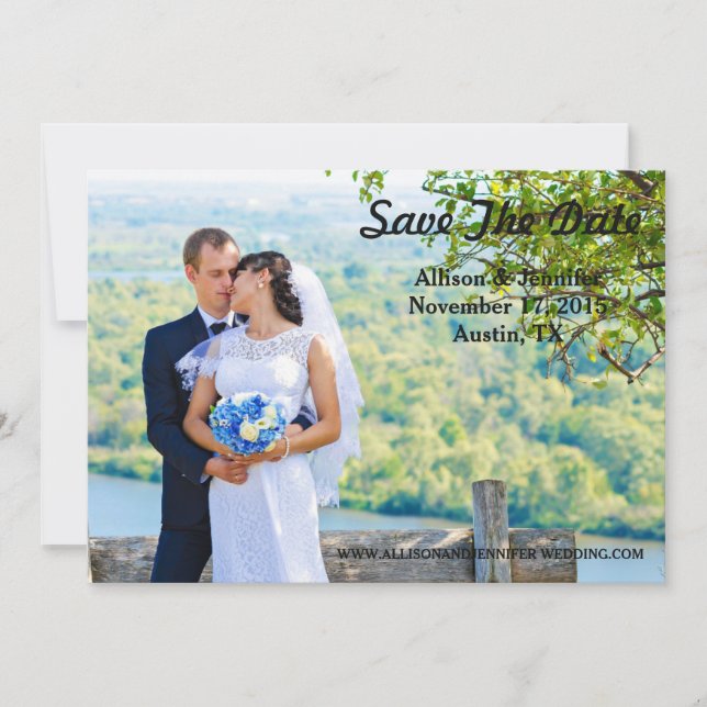 Guardar O Anúncio De Data (Frente)