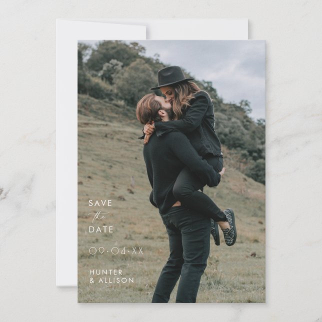 Guardar O Convite De Data (Frente)