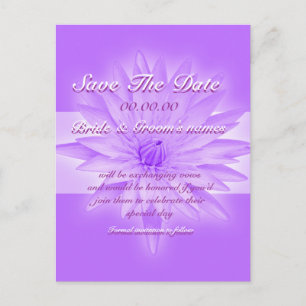 Guardar o lírio rosa de data - modelo personalizáv