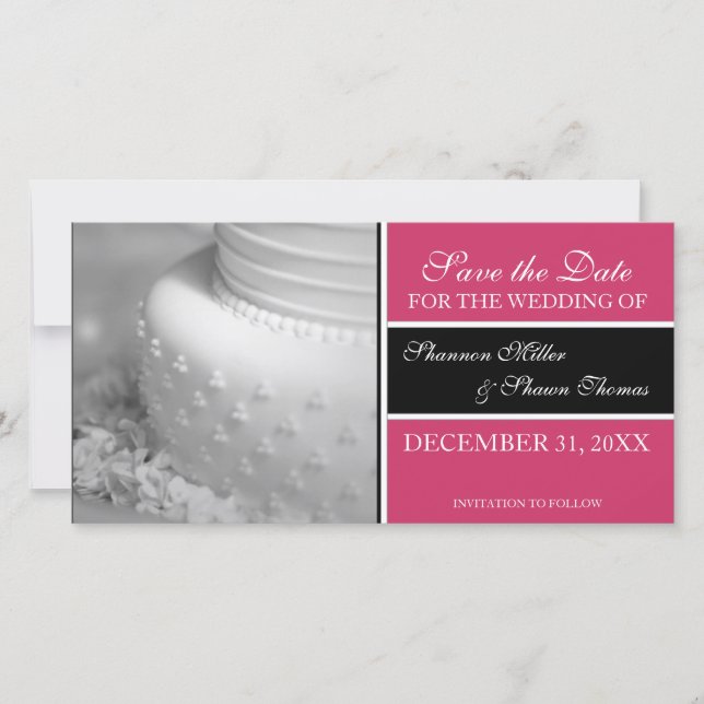 Guardar os Cartões com fotos de Anúncio de Data {R (Frente)