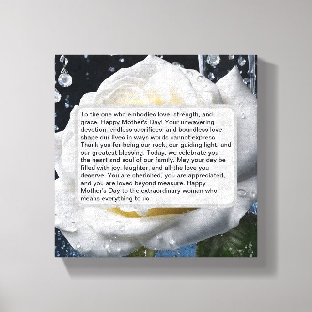 Guardar Para A Mãe Canvas Premium (Gloss) (Frente)