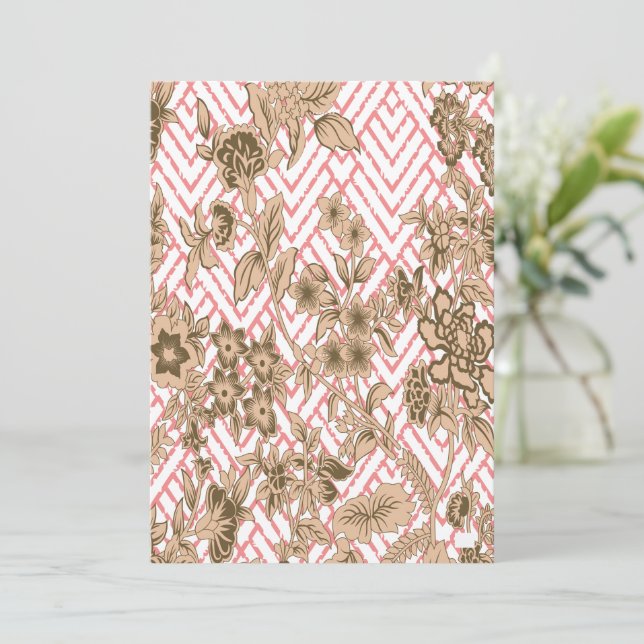 Guardar Personalizado Cartão de Data | Convite Pla (Em pé/Frente)