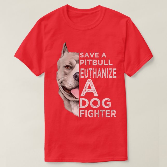Guardar Uma Camiseta De Cão Eutanático (Frente do Design)