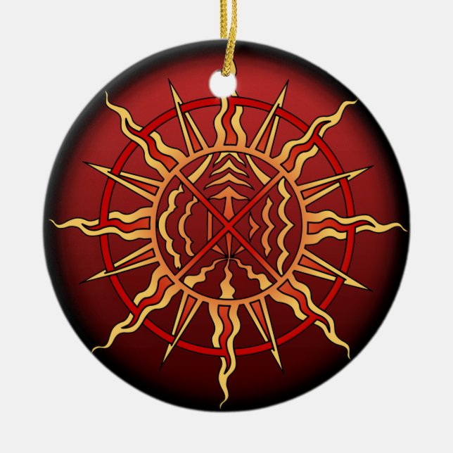 Guardas das Primeiras Nações do Ornamento de Arte  (Frente)