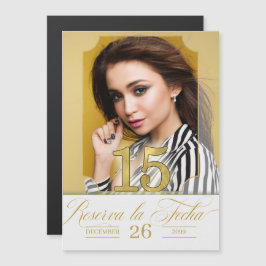 Guarde a Data Reserva la Fecha, Quinceanera Espanh