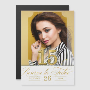 Guarde a Data Reserva la Fecha, Quinceanera Espanh