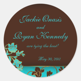 Guarde o adesivo de data Dourado legante Floral BB