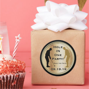 Guarde o adesivo de golfe de data