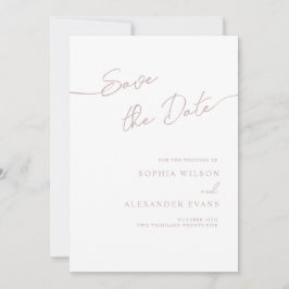 Guarde o cartão plano de data para um casamento co