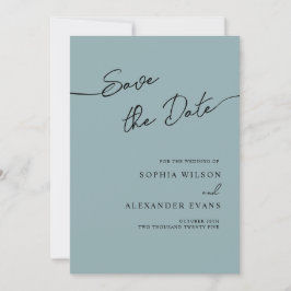 Guarde o cartão plano de data para um casamento co