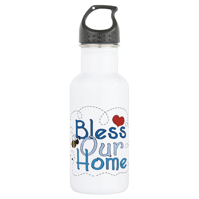 Guarde ou design o seu - Garrafa de água (18 oz) (Frente)