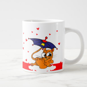 Guarde ou design sua própria caneca gigante de caf