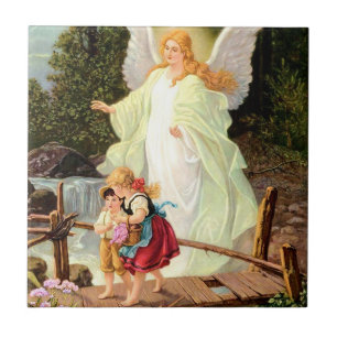 Guardian Angel Watting over Children Bridge