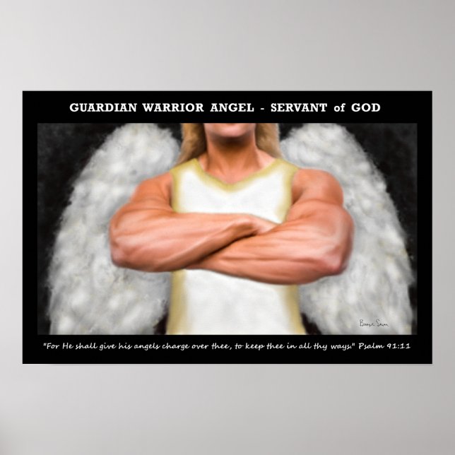 Guardian Warrior Angel Poster (Frente)