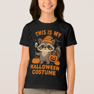 Guaxinim Assustador Fofo de Halloween para a Tempo